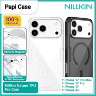Case iphone 17 Pro Max / iphone 17 Pro / iphone 17air / iphone 17 Nillkin Nature TPU Pro Hybrid Casi
