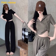 Women's Summer Casual Suit 2-Piece Short Sleeve Shirt 2-Piece 2-Piece Fashion Set