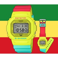 DW5600 G Shock DW5600 Rasta G Shock Petak Autolight G shock Rasta jam tangan G Shock Limited Edition