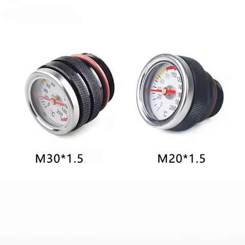 M30x1.5 M20x1.5 Motorcycle Engine Oil Temperature Gauge Temperature Gauge Oil Gauge Fitting 0-200℃ D