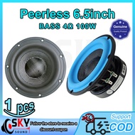 SKYSOUND Peerless 6.5 inches Bass Speaker 4Ω 100W Subwoofer Car Speaker Woofer Audio Speaker