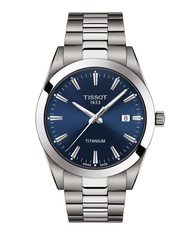 Tissot Gentleman Titanium ทิสโซต์ เจนเทิลแมน ไทเทเนียม สีน้ำเงิน เงิน T1274104404100 นาฬิกาสำหรับผู้ชาย