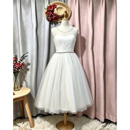 Cocktail dress|Bridesmaids dress|White dress for civil wedding