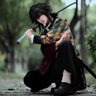 Demon Slayer cos Uniform Tomioka Giyuu cosplay Uniform Water Column Haori Demon Slayer Team Uniform 