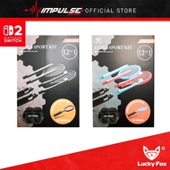 Lucky Fox NSW2 Nintendo Switch2 12 in 1 Sports Set - Black/Neon