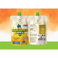 mGROW 15 pouches x 220ml Jus Nanas MD2 / Fresh MD2 Pineapple Juice / 金钻凤梨汁 MGROW