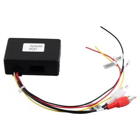 A16P-Car Stereo MOST Fiber Optical Radio Decoder Amplifier Adapter Box For VW Dynaudio Skoda Kodiaq