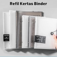 Toptech - Binder B5 A5 Notebook Binder College Binder Aesthetic School Notebook Hardcover