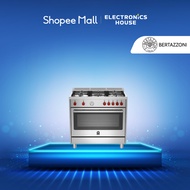 [Pre-Order] Bertazzoni RIS95C61LBX 90 cm 5-burner Range Cooker Electric Oven