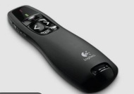 Logitech R400 無線簡報器pointer spotlight 包電池