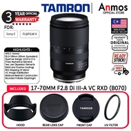 Tamron 17-70mm F2.8 DI III VC RXD FOR SONY AND FUJIFILM APSC BODY (TAMRON MALAYSIA SET)