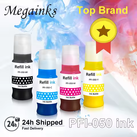 70ml 100% Compatible PFI-050 PFI050 Pigment ink Refill For Canon TC-20 TC-20M Printer Canon PFI-050