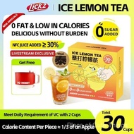 [LIVESTREAM EXCLUSIVE] LICKZ JUICE Ice Thai Lemon Tea Beverage Concentrate - BUNDLE 30 Sachets with 