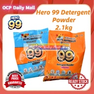 HERO 99 Detergent Powder 2.1KG | Powerful Stain Removal | Fresh Scent Laundry Detergent