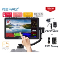 FEELWORLD F5 Pro V4 6 Inch 3D LUT 4K HDMI Input Output 1920×1080 IPS Touch Screen DSLR Camera Field Monitor 4K HDMI IPS Touchscreen Monitor