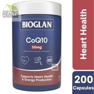 [Expiry: 07/2028] Bioglan CoQ10 50mg 200 Capsules