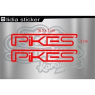 Pikes sticker Bike sticker