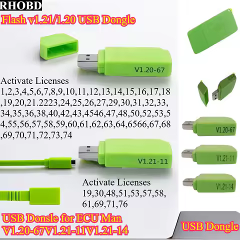 NEW ForSM2PCM USB Dongle 69 Modules Auto ECU Programmer PCMFlash Dongle V1.20V1.21 67in1 For Pcmtool