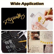 EZSHOPPING Tyno Permanent Marker Metallic Chrome Gold Silver 1.5mm 4 PCS - GN550| |