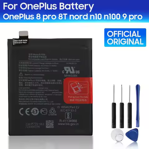2024 Production Replacement Phone Battery BLP759 For OnePlus 9 9Pro 8Pro 8 8T One Plus Nord N10 N100