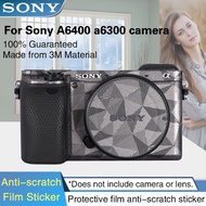 Camera Skin Decal Protective Film For Sony ILCE-A6300 A6400 Camera Skin Decal Protector Sticker Anti