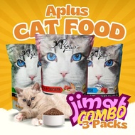 【COMBO 3 PACK SAVINGS】️APLUS Dry Cat Food 900gm - Dry Cat Food / Cheap Cat Food Fish, Chicken & Chic