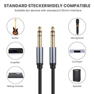 6 35mm Guitar Cable 1 4 inch 6 35mm to 6 35mm TRS Stereo Aux Guitar Cable