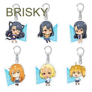 BRISKY Anime IJIRANAIDE, NAGATORO SAN Keychain Acrylic Cartoon Cosplay Key Chains