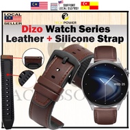 Dizo Smart Watch Series 22mm Leather + Silicone Strap ,Tali Jam Dizo Watch,Pro/ Watch R/ Watch D,D T