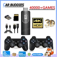 K8/M8 game stick Classic Tv 3D Game Console Set 2 Controllers & Stick 4k Hd Built-In 40000 Games