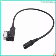 WU AMi to 3 5mm Female Sound Cable Stereo Cord Adapter Cable Replacement for A6L Q5