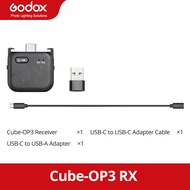 Godox Cube OP3 Wireless Button Lightweight Microphone Single Microphone 10h Long Battery Life 2.4Ghz