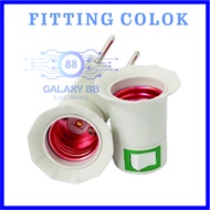 Fitting Colok / Colokan lampu bentuk L / fittingan colok TERMURAH