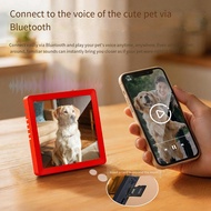 [jwerlyday]4-Inch Electronic Photo Album Music Frame Bluetooth Speaker Personalized Music Audio Supp