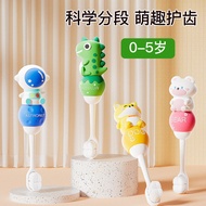 Children Cartoon Animal Shape 1,000 Hair Baby Toddler Toothbrush Gum Protection Bundle Small Head 0,