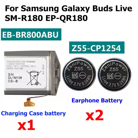 New Battery EB-BR800ABU 472mAh For Samsung Galaxy Buds Live SM-R180 EP-QR180 Earphone Headset Batter