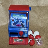 絕版 中古 60% 新 YUJIN / TAKARA TOMY / NINTENDO 扭蛋 POKÉMON CAPSULE STATION 寵物小精靈 扭蛋機 (KYOGRE 蓋歐卡) 1種 貼紙已貼