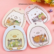 50PCS DIY Cute Cartoon Kawaii Sumikko Gurashi PVC Journal Stationery Stickers Cat Bear Sticker Diary Note Decoration