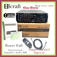 HICRAFT High Voice 3000 Amplifier Optical Karaoke Smart Tv Youtube Amplifier