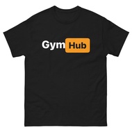 Gymhub Funny T Shirt For Gym Bro Gym T-Shirt Funny Mens Fitness Tee