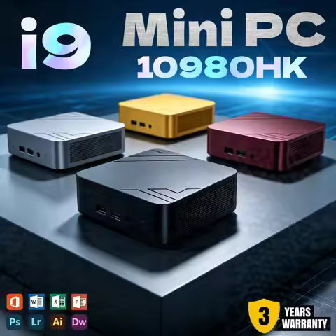 Hot Pick High Performance Mini PC Core i9 10980HK 16GB RAM Large 1TB/2TB SSD WiFi6 BT5.2 4K Ultra HD