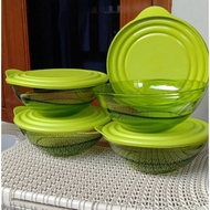 Tupperware Eleganzia Bowl 600ml Hijau 1pcs Tupperware Original