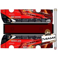 Diy Miniatur Bus Sudiro Tungga Jaya Kids Panda Merah Skala 30 Papercraft