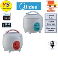 MIDEA 0.6L MINI RICE COOKER MR-CM06SB / MR-CM06SC (RANDOM COLOUR)