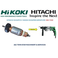 HITACHI / HIKOKI DH24PB3 ARMATURE / DH24PC3 ARMATURE 360-720E