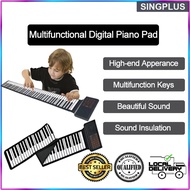 Piano ​Flexible Digital Roll Up Piano Keyboard Silicone Folding Electronic Keyboard 88 Key