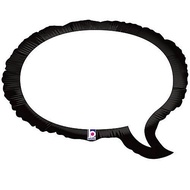 Speech Bubble SuperShape Foil Balloon Write Your Own Message 85959