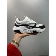 Dior B22 Retro Stylish Unisex Shoes - Breathable Mesh, Thick Sole, Reflective Strips