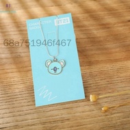 kpop bts bt21 เครื่องประดับสร้อยคอโลหะผสมโลหะสำหรับผู้หญิงทาทาคุกกี้ rtt-th