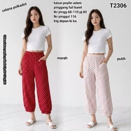T2306 7per8 polka pants